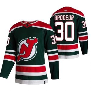 New Jersey Devils Trikot Martin Brodeur 30 2022 Reverse Retro Grün Authentic